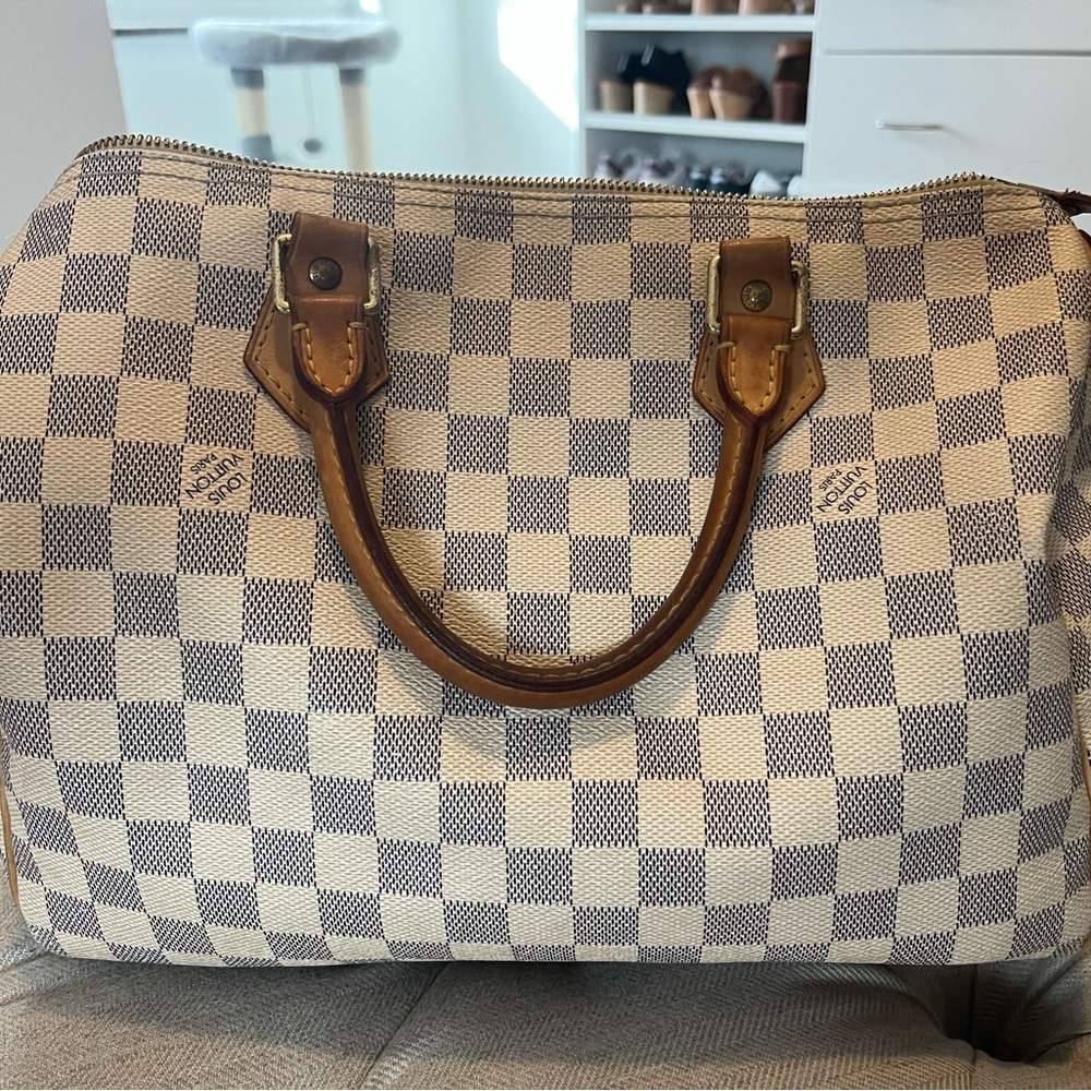 Louis Vuitton Speedy 30 in Damier Azur